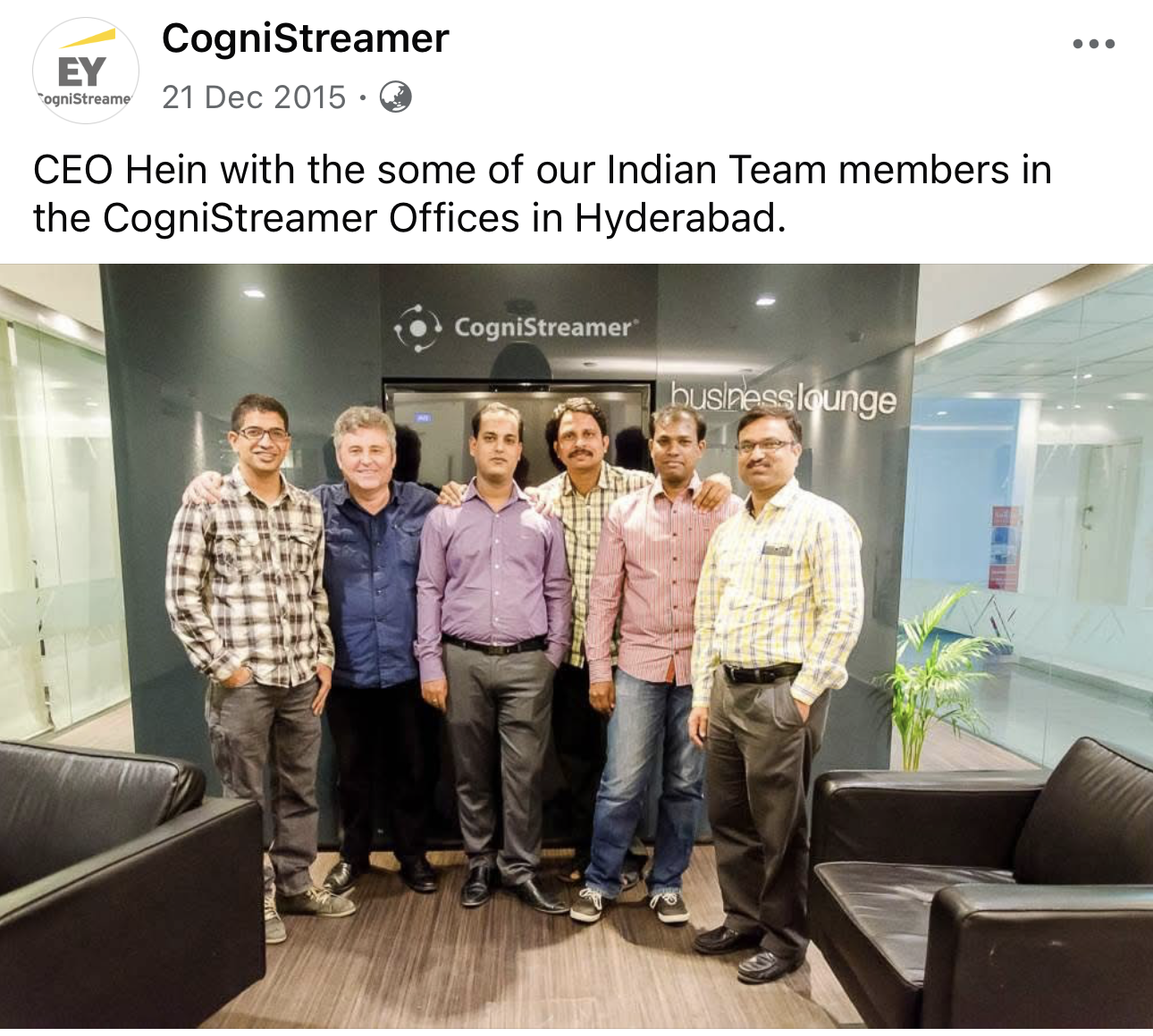CogniStreamer CEO Visits DataSpeaks Offshore Development Center - Image 2
